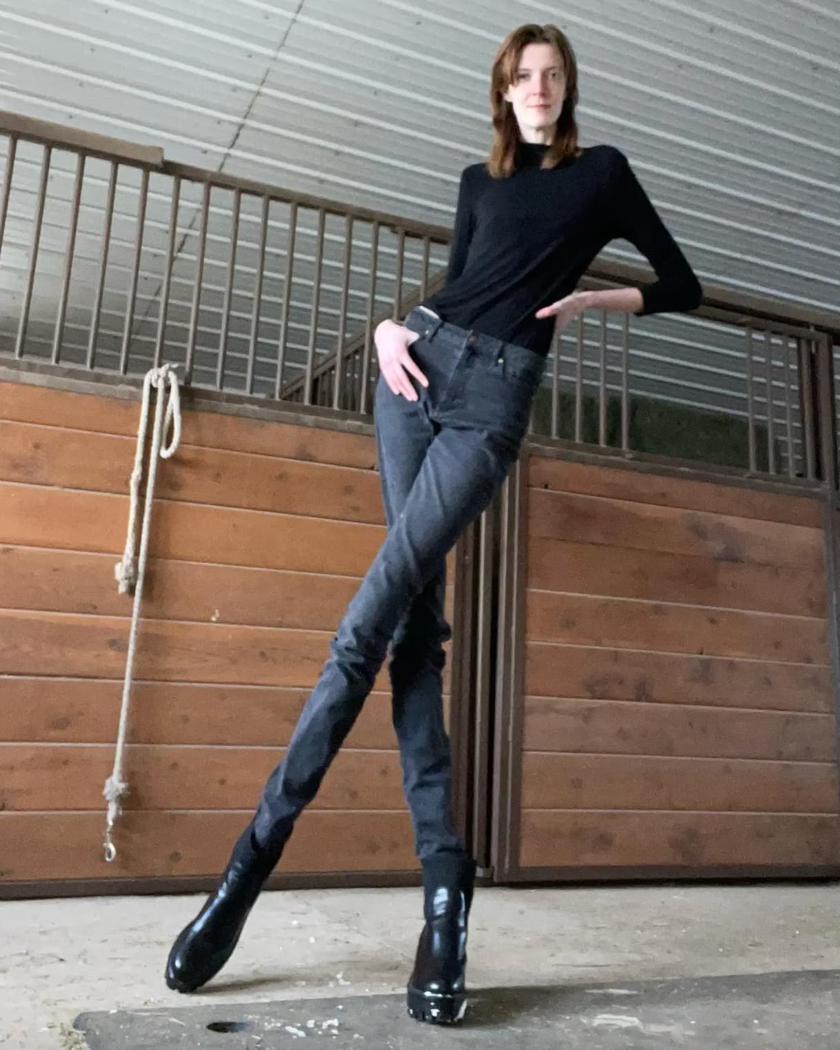 woman longest legs